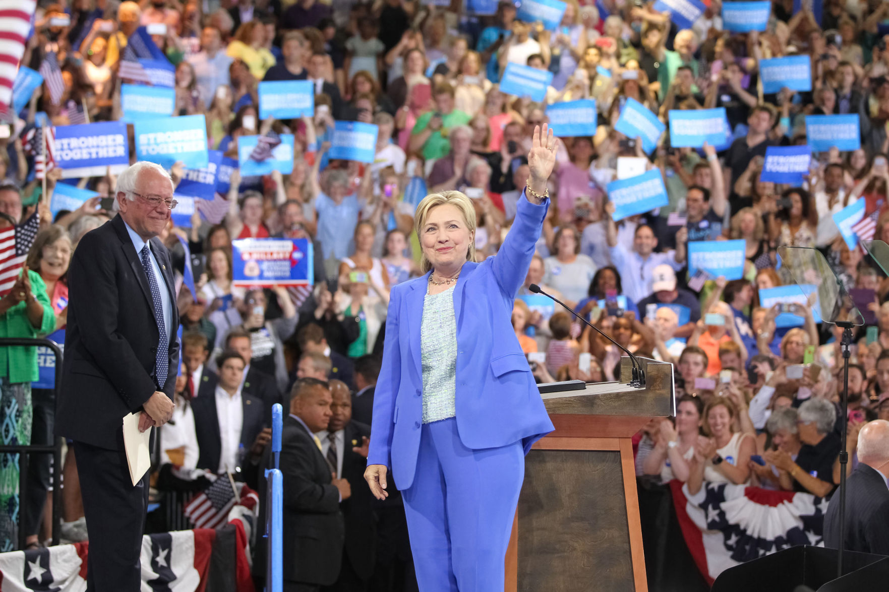 Bernie and Hillary